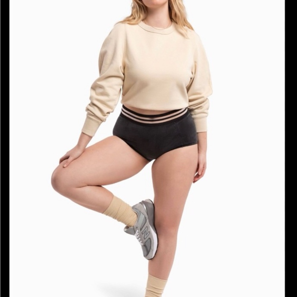KADA Black and Silver Hipster Panties (ONE PIECE)